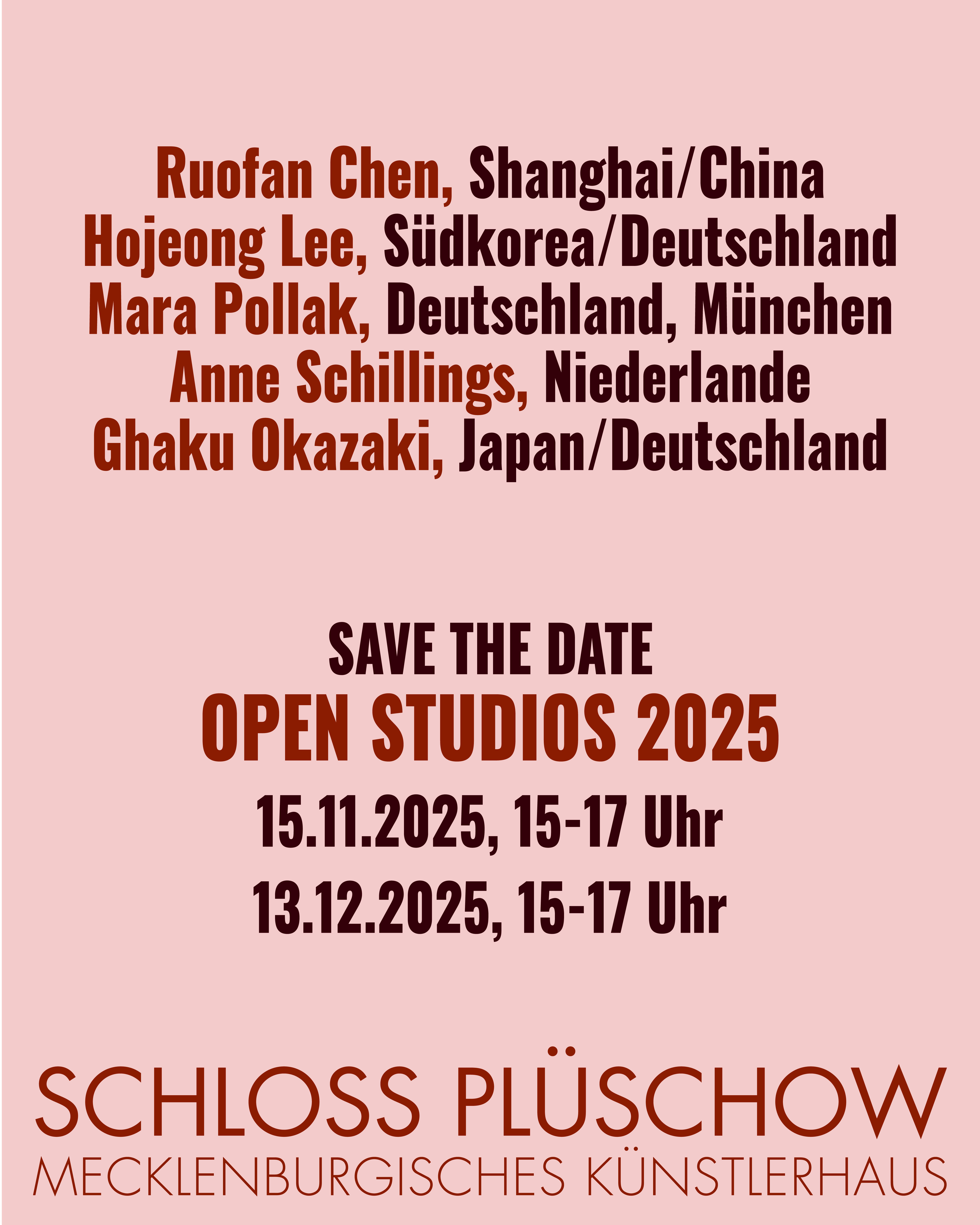 Open Studios Save the Date
